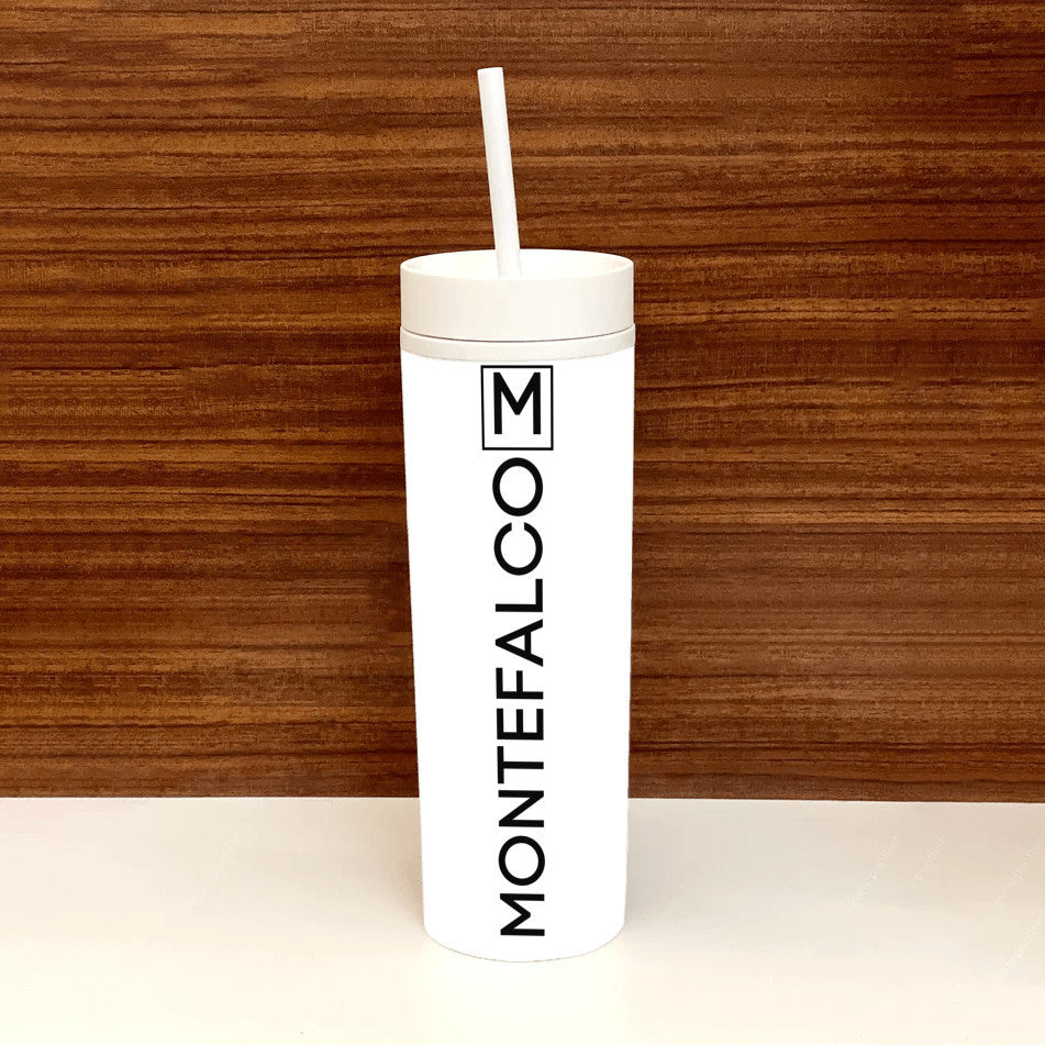 Personalized Custom Name Matte Pastel Skinny Tumblers White 16 oz, Perfect Gift for College Students, Student Gift