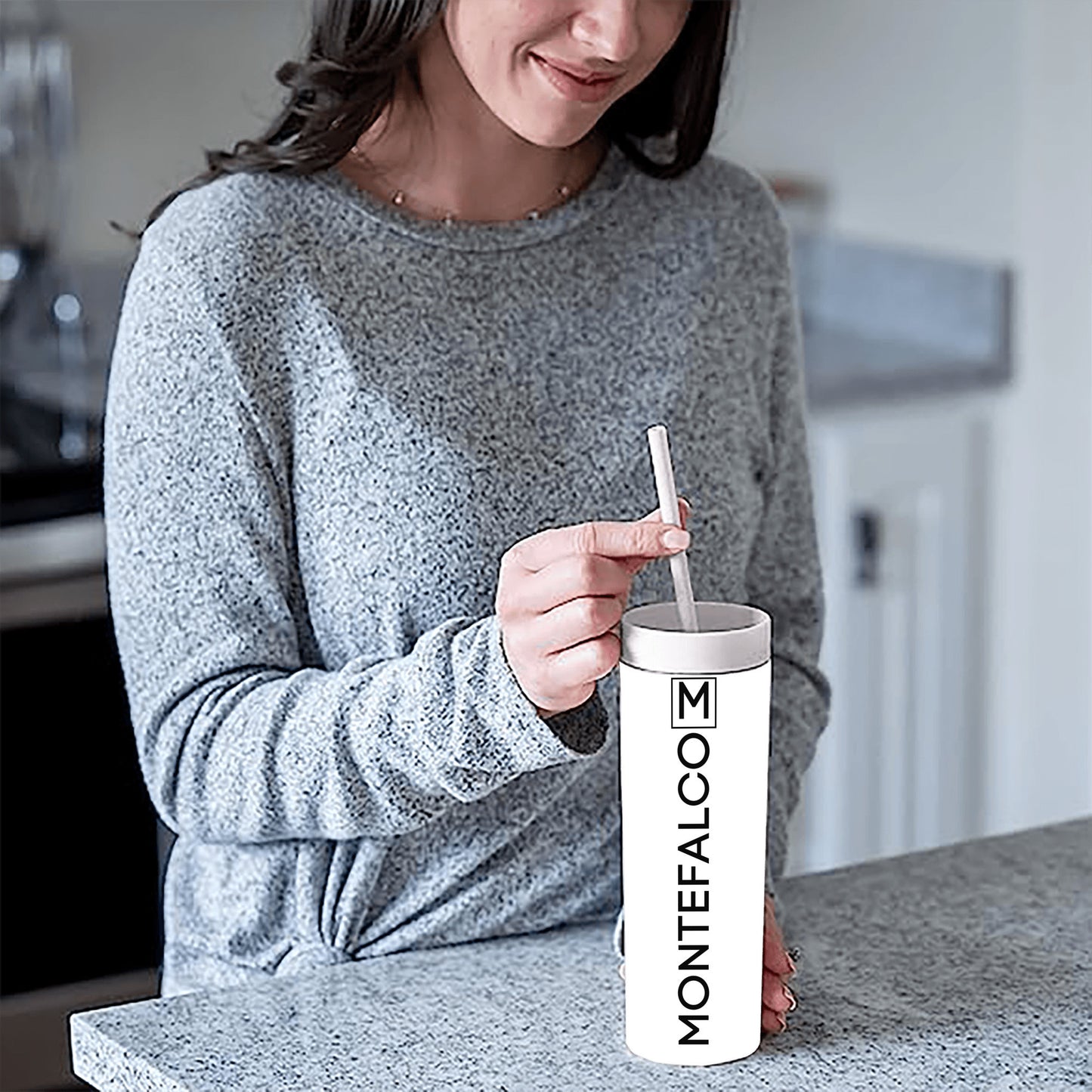 Personalized Custom Name Matte Pastel Skinny Tumblers White 16 oz, Perfect Gift for College Students, Student Gift