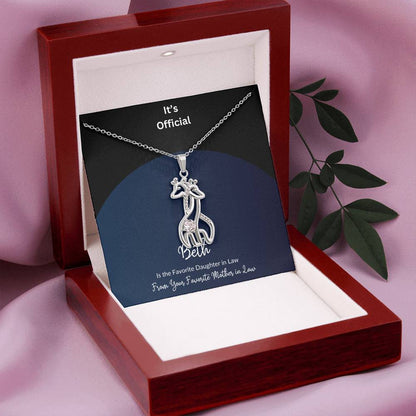 Daughter in Law Giraffe Necklace