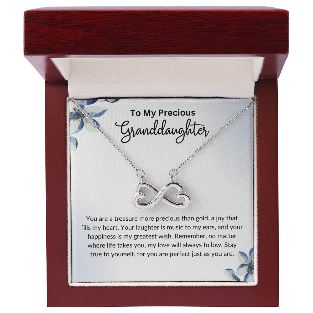 To My Granddaughter- Endless Love Necklace