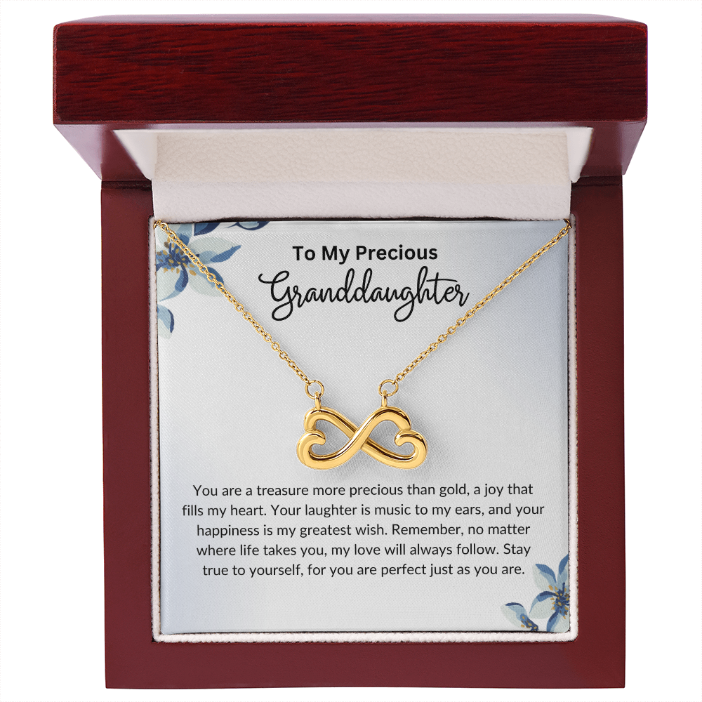 To My Granddaughter- Endless Love Necklace