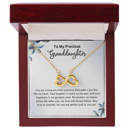 To My Granddaughter- Endless Love Necklace