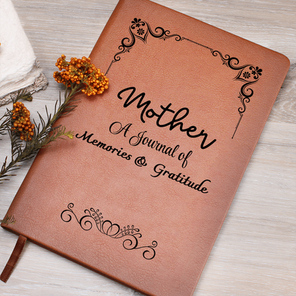 Mom Journal - Custom Heartfelt Keepsake - Mother's Day Gift, Birthday Notebook for Mom, Memory Book with Custom Message