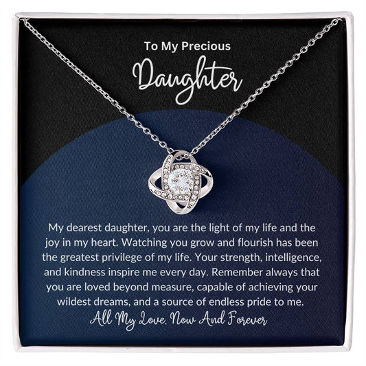 To My Beautiful Daughter - Special Necklace With Love - LK46