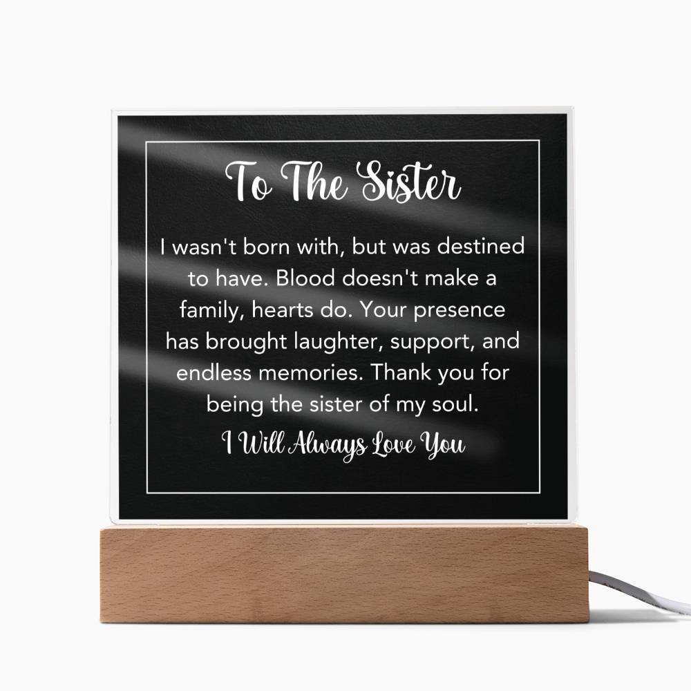 To the sister-Plaque 03