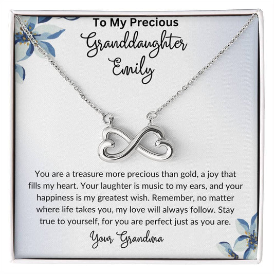 Granddaughter Infinity Necklace