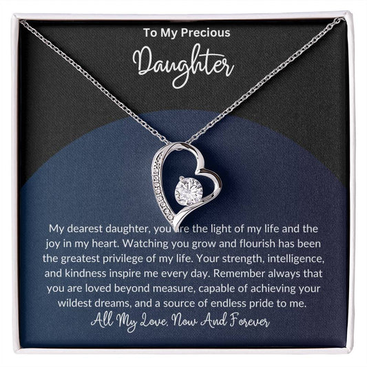 Unique Gift For Daughter - Forever Love Necklace