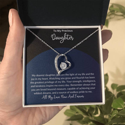 Unique Gift For Daughter - Forever Love Necklace