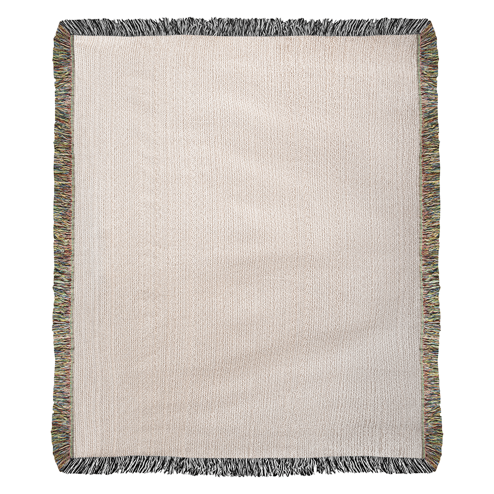 Mom's Garden- Heirloom Woven Blanket (Portrait)