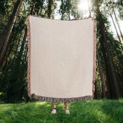Mom's Garden- Heirloom Woven Blanket (Portrait)