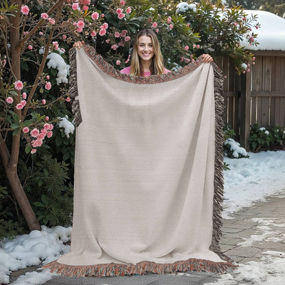 Mom's Garden- Heirloom Woven Blanket (Portrait)