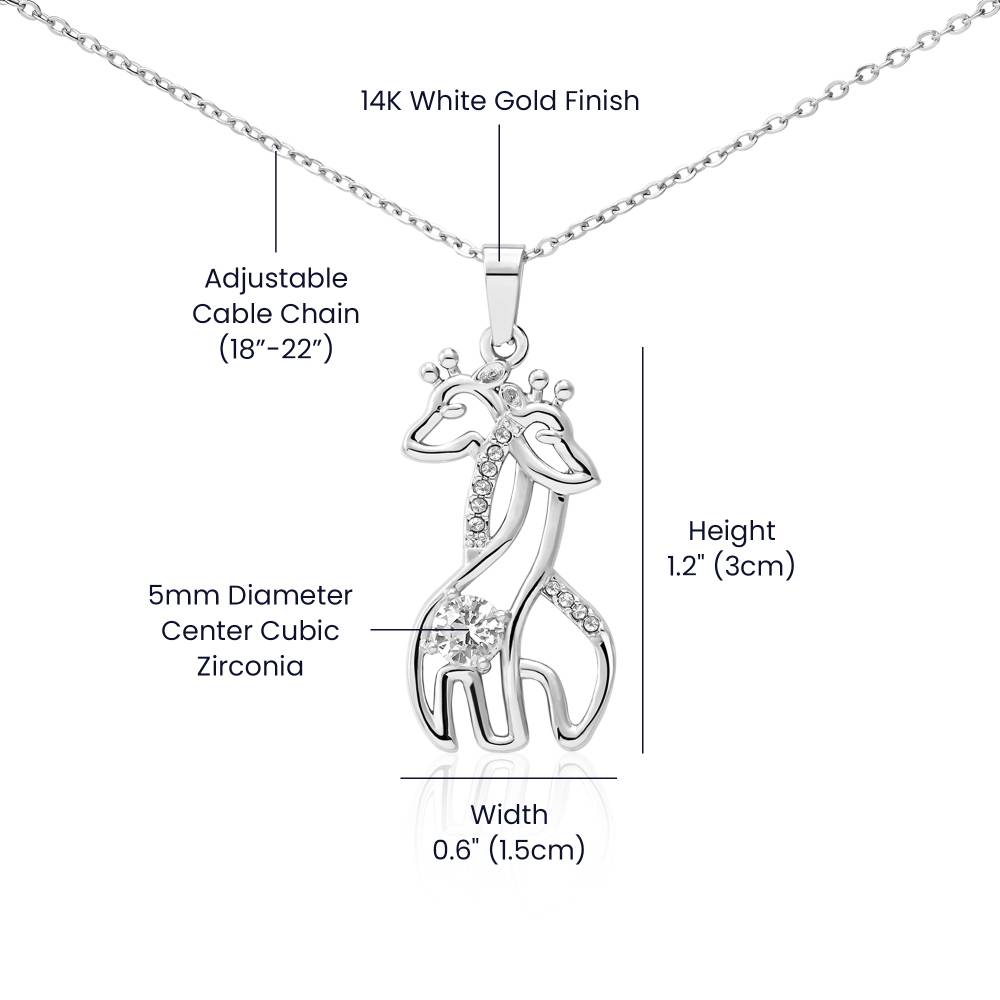 Soul Sister Giraffe Charm Necklace