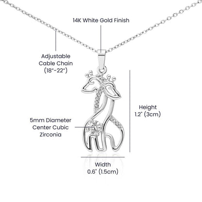 Daughter in Law Giraffe Necklace