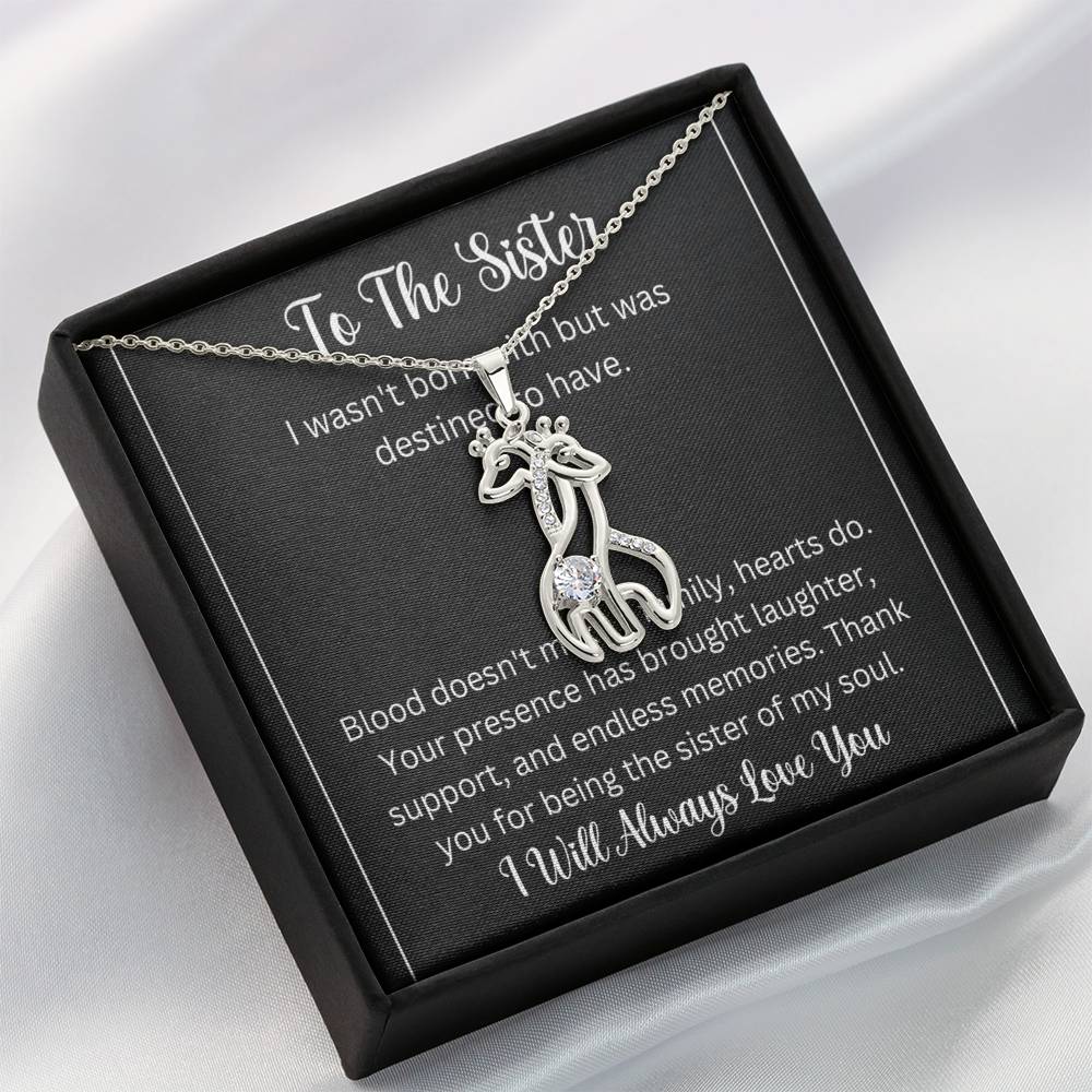 Soul Sister Giraffe Charm Necklace