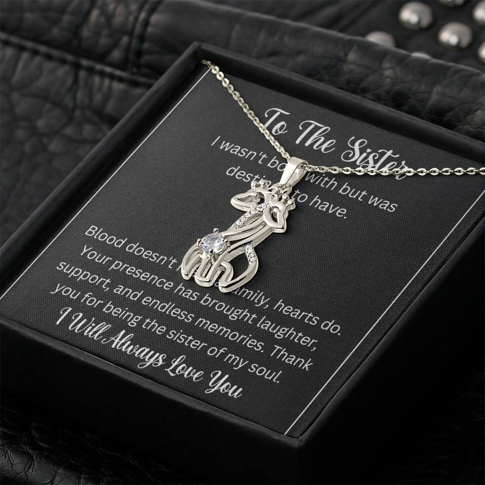 Soul Sister Giraffe Charm Necklace