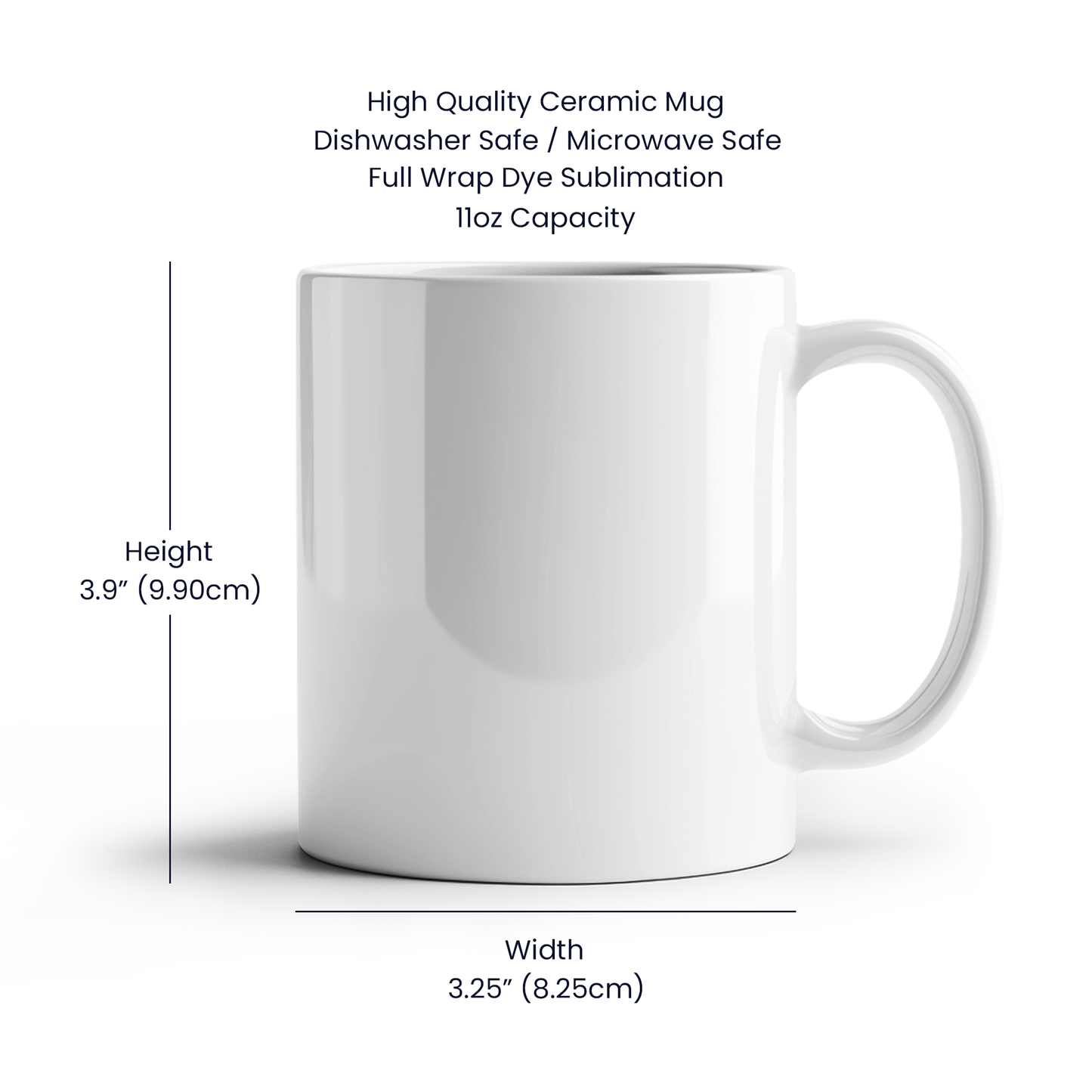 Funny Confession Quote White Ceramic Mug. 15oz and 11oz Size