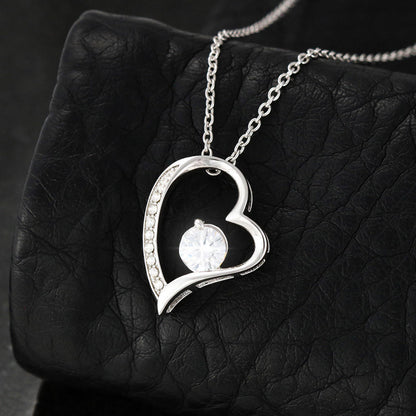 Forever Love Necklace for Daughter - Heart Pendant