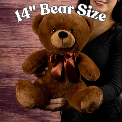 Gift for Granddaughter from Grandma – Custom Teddy Bear with Heartfelt Message – Soft Plush Keepsake