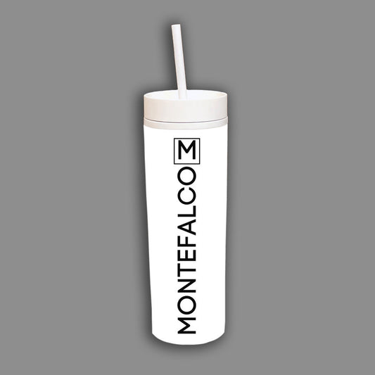 Personalized Custom Name Matte Pastel Skinny Tumblers White 16 oz, Perfect Gift for College Students, Student Gift